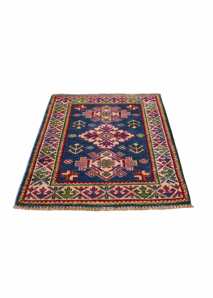 2' x 3' Hand Knotted Kazak Rug