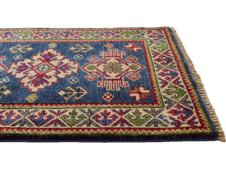 2' x 3' Hand Knotted Kazak Rug