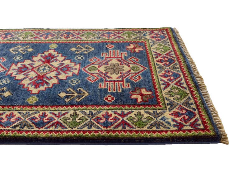 Detail image of 2' x 3' Hand Knotted Kazak Rug