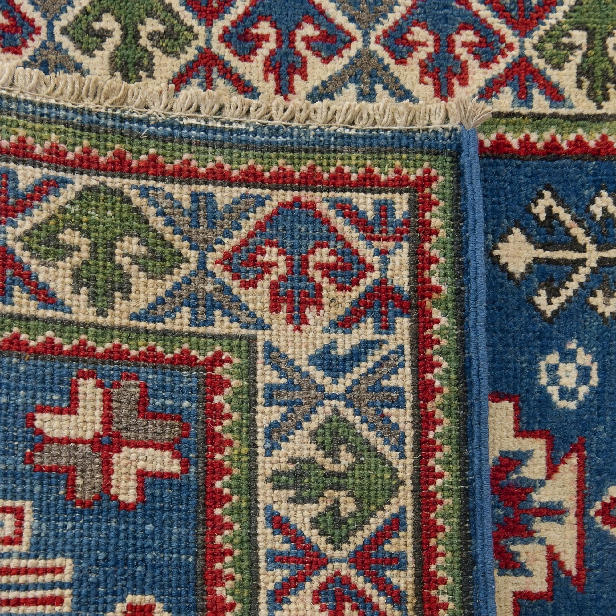 Detail image 12 of 12: 2' x 3' Hand Knotted Kazak Rug