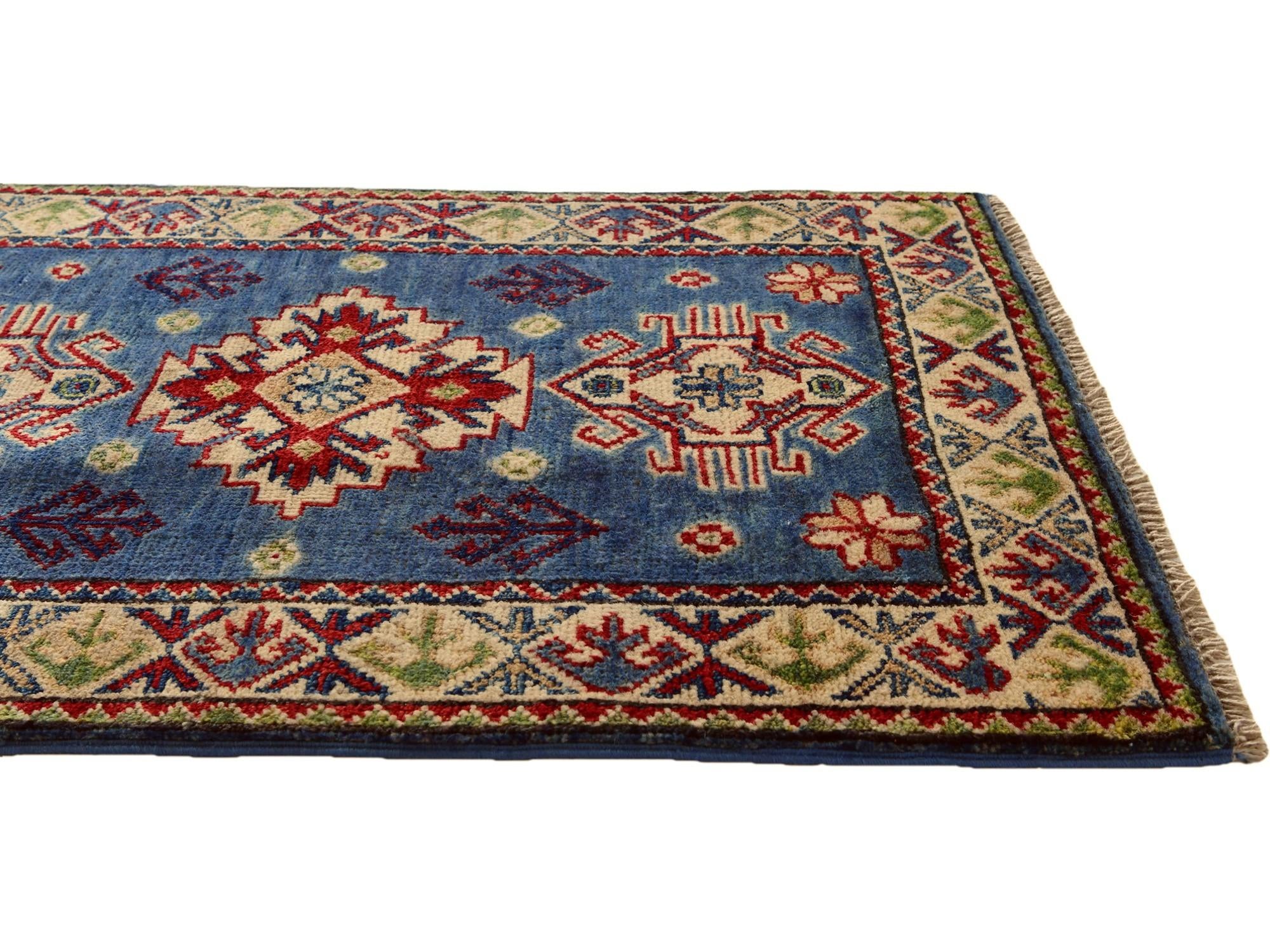 1' 11 x 2' 10 Hand Knotted Kazak Rug