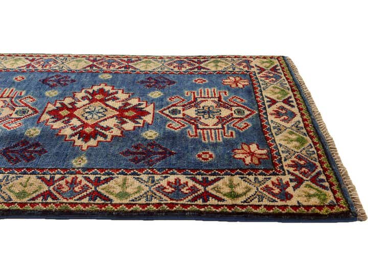 1' 11 x 2' 10 Hand Knotted Kazak Rug