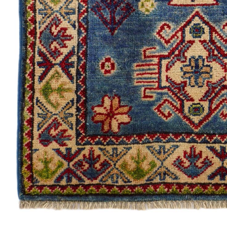 Detail image of 1' 11 x 2' 10 Hand Knotted Kazak Rug