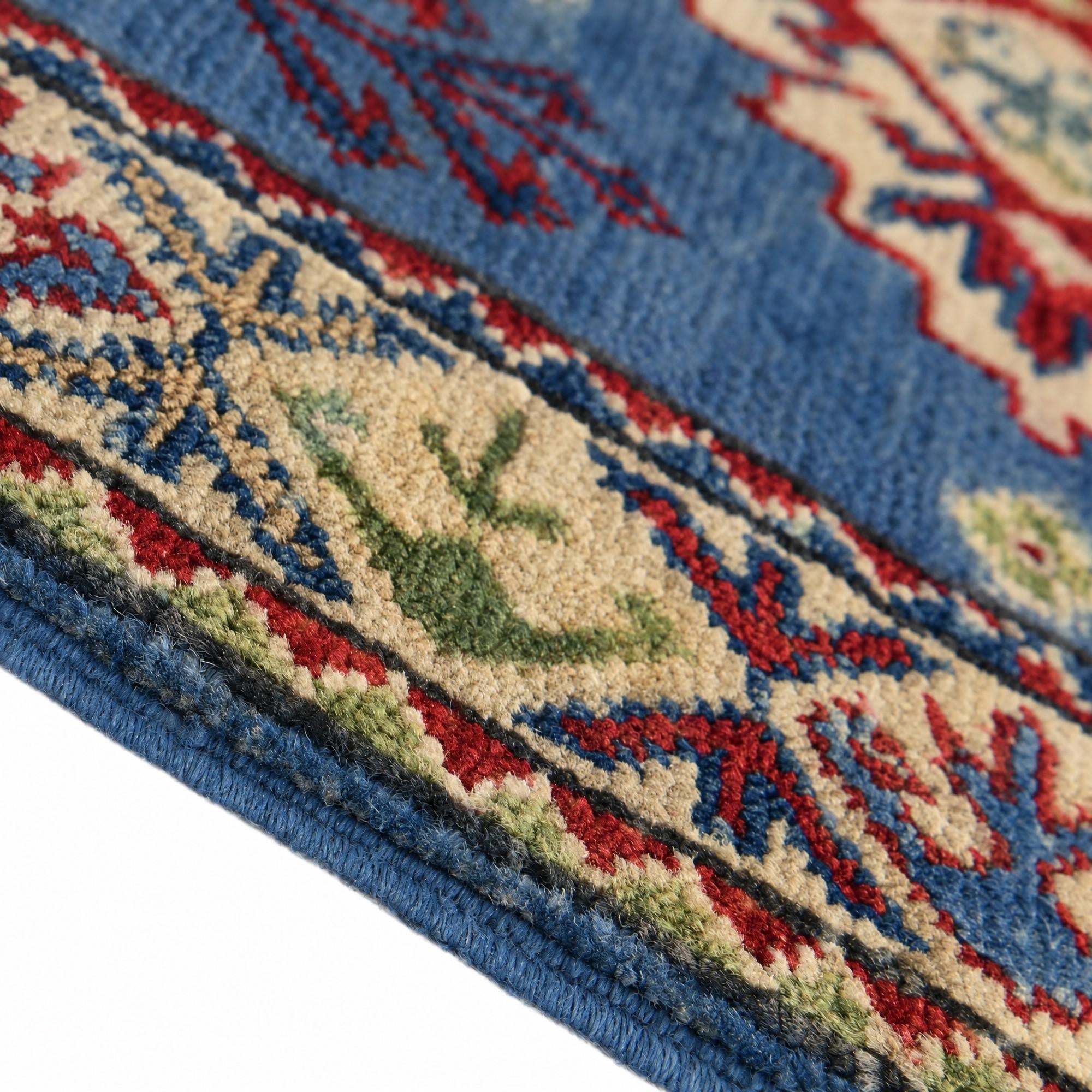 60cm x 85cm Hand Knotted Kazak Rug
