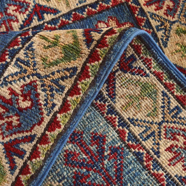 Detail image of 1' 11 x 2' 10 Hand Knotted Kazak Rug