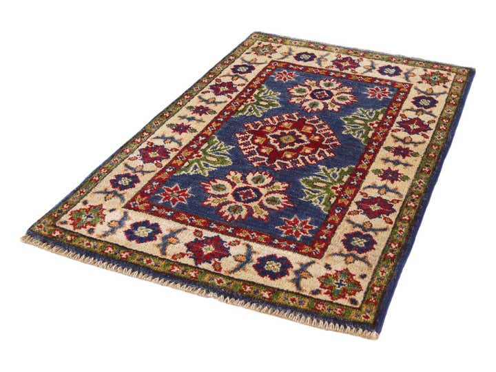 2' x 3' 2 Hand Knotted Kazak Rug