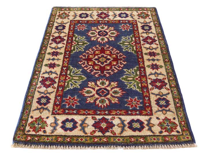 2' x 3' 2 Hand Knotted Kazak Rug