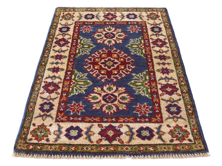 Detail image of 2' x 3' 2 Hand Knotted Kazak Rug