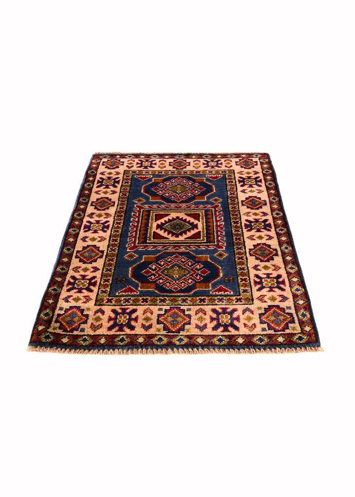 2' x 3' Hand Knotted Kazak Rug