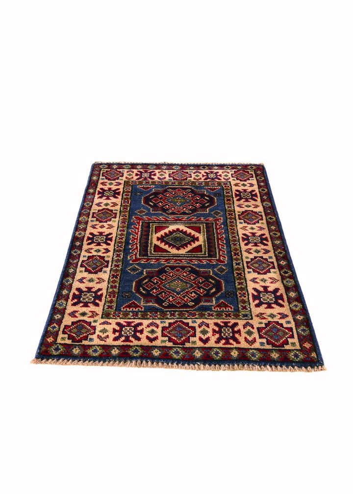 2' x 3' Hand Knotted Kazak Rug