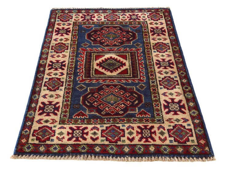 Detail image of 2' x 3' Hand Knotted Kazak Rug