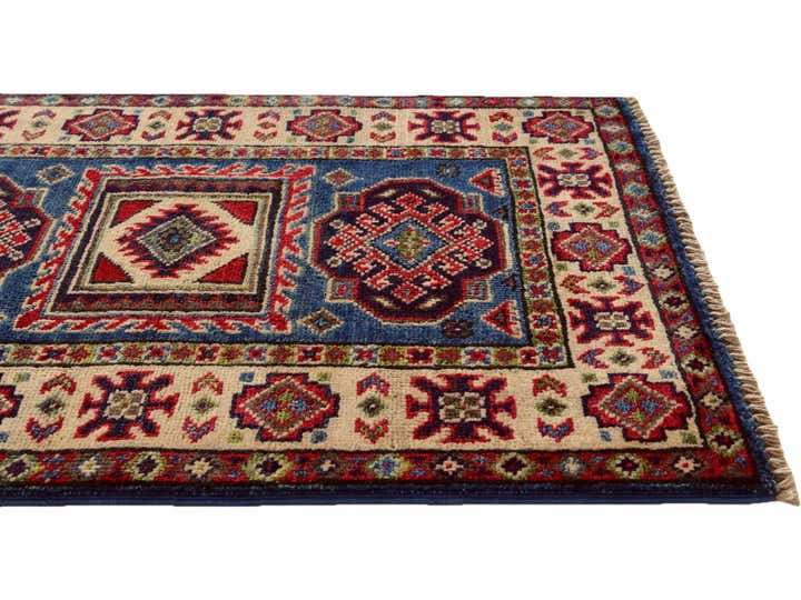 2' x 3' Hand Knotted Kazak Rug