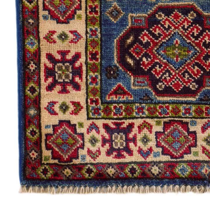 2' x 3' Hand Knotted Kazak Rug