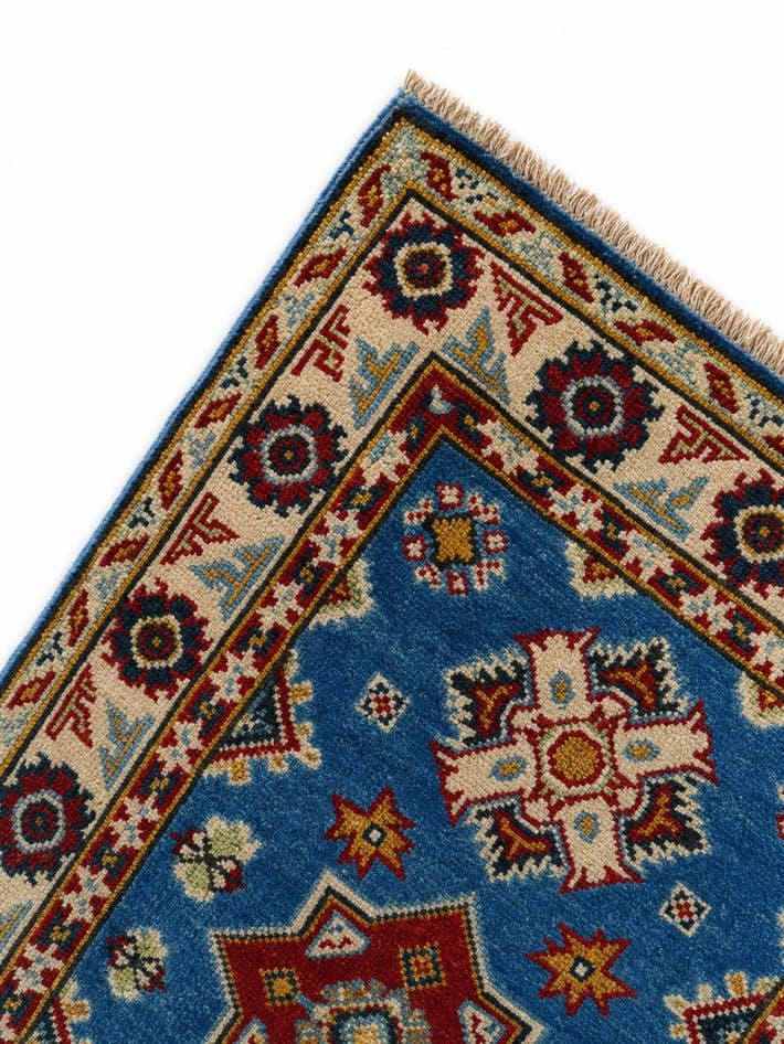 Detail image of 2' x 3' 1 Hand Knotted Kazak Rug