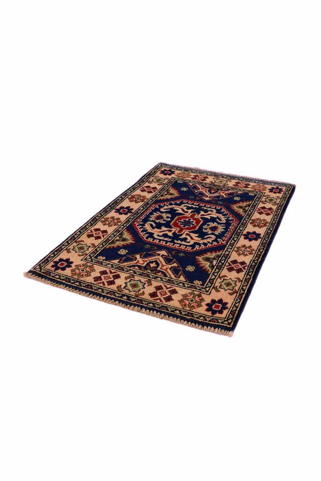 Detail image of 2' x 3' 1 Hand Knotted Kazak Rug