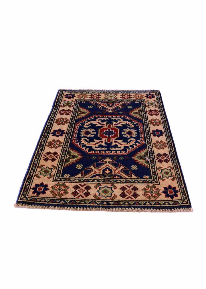 2' x 3' 1 Hand Knotted Kazak Rug