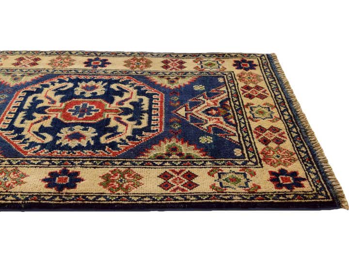 2' x 3' 1 Hand Knotted Kazak Rug