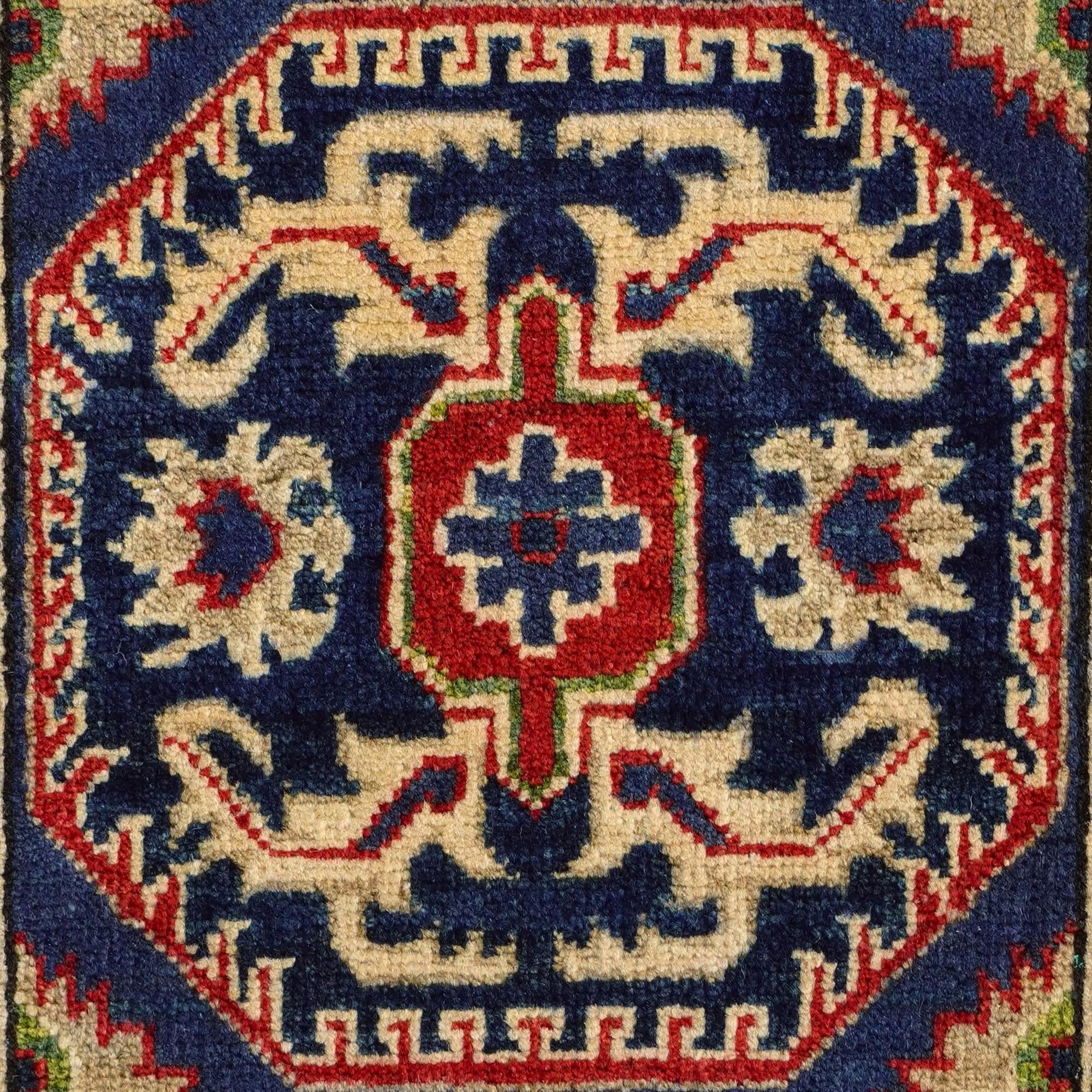 60cm x 95cm Hand Knotted Kazak Rug