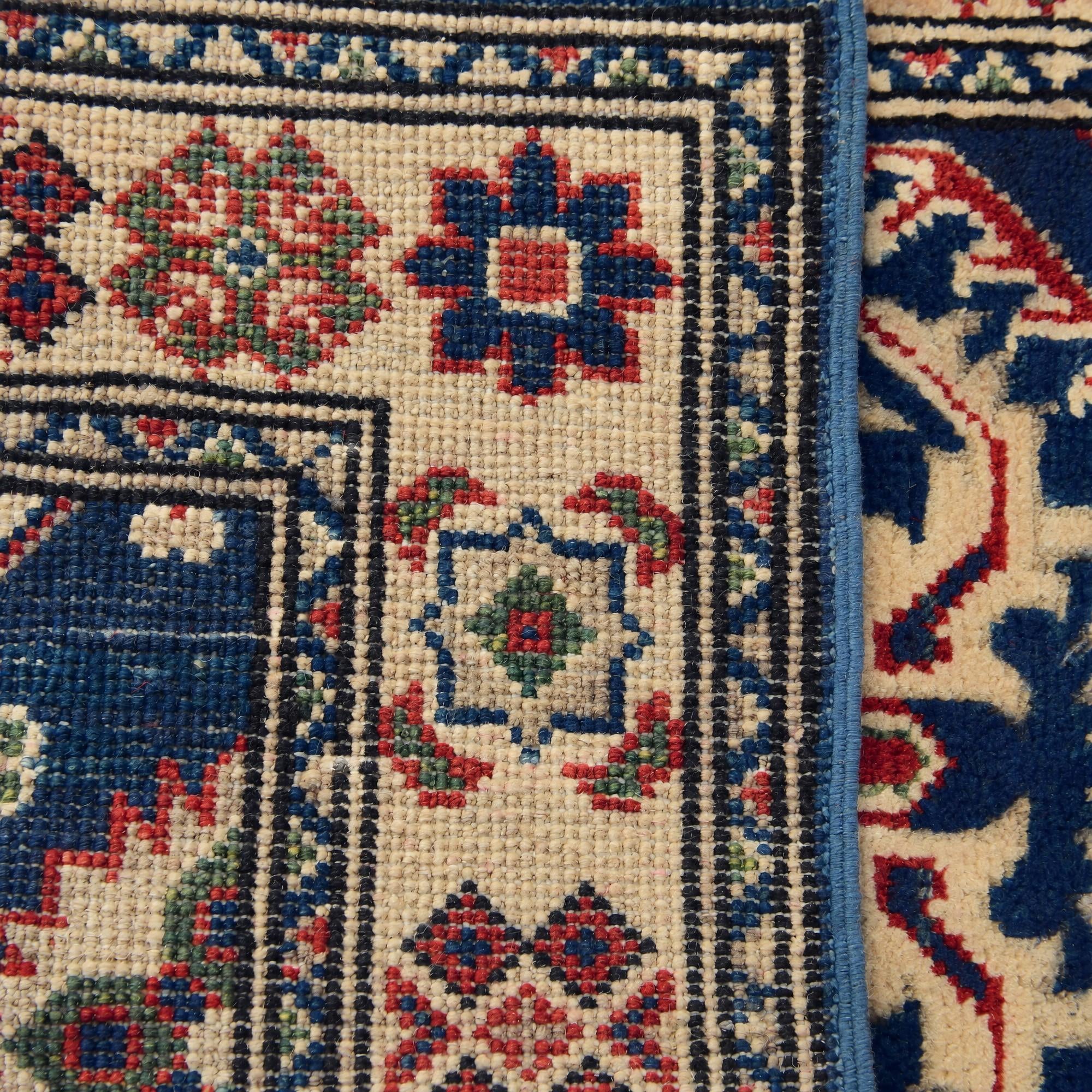 60cm x 95cm Hand Knotted Kazak Rug
