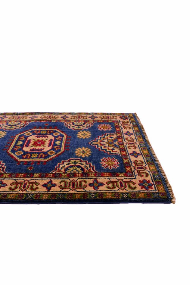 Detail image of 2' 1 x 2' 10 Hand Knotted Kazak Rug