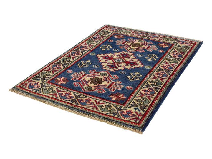 2' x 2' 11 Hand Knotted Kazak Rug