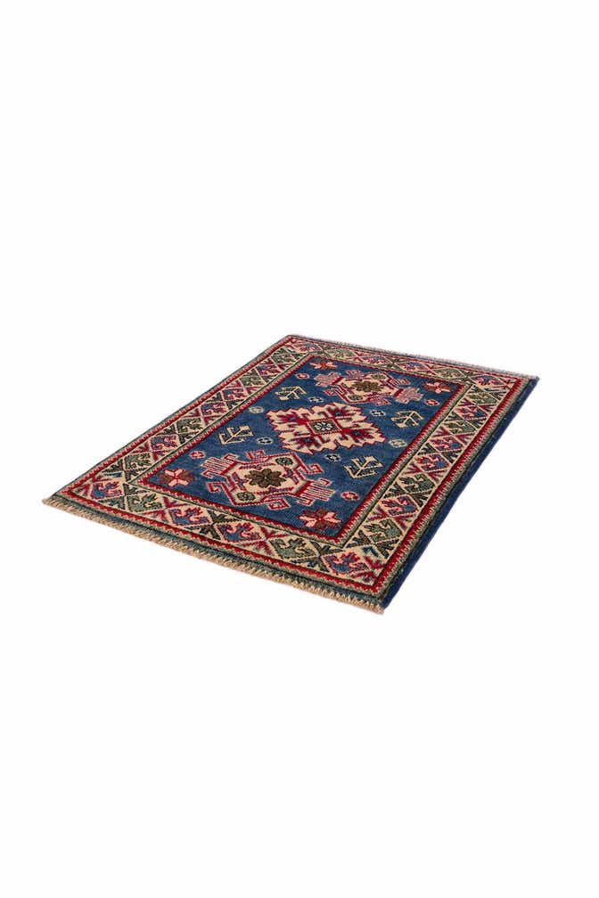 2' x 2' 11 Hand Knotted Kazak Rug