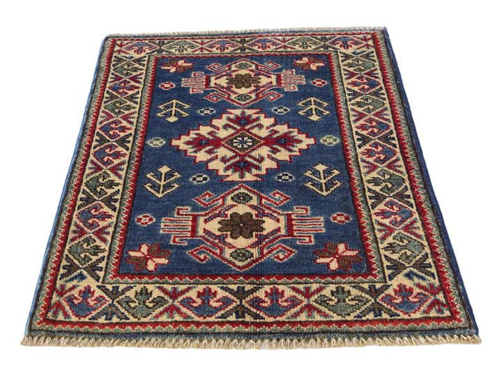 2' x 2' 11 Hand Knotted Kazak Rug