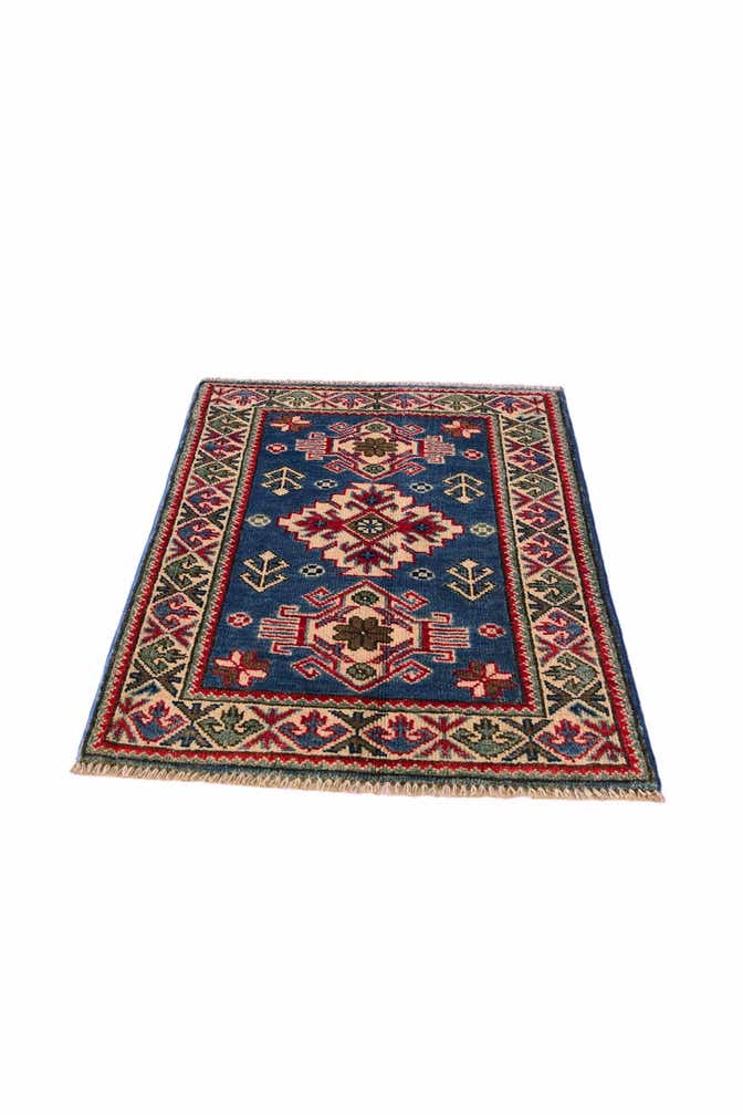 2' x 2' 11 Hand Knotted Kazak Rug