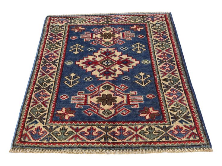 Detail image of 2' x 2' 11 Hand Knotted Kazak Rug