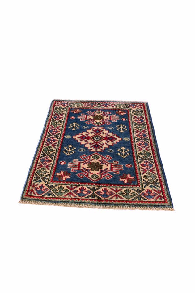 Detail image of 2' x 2' 11 Hand Knotted Kazak Rug