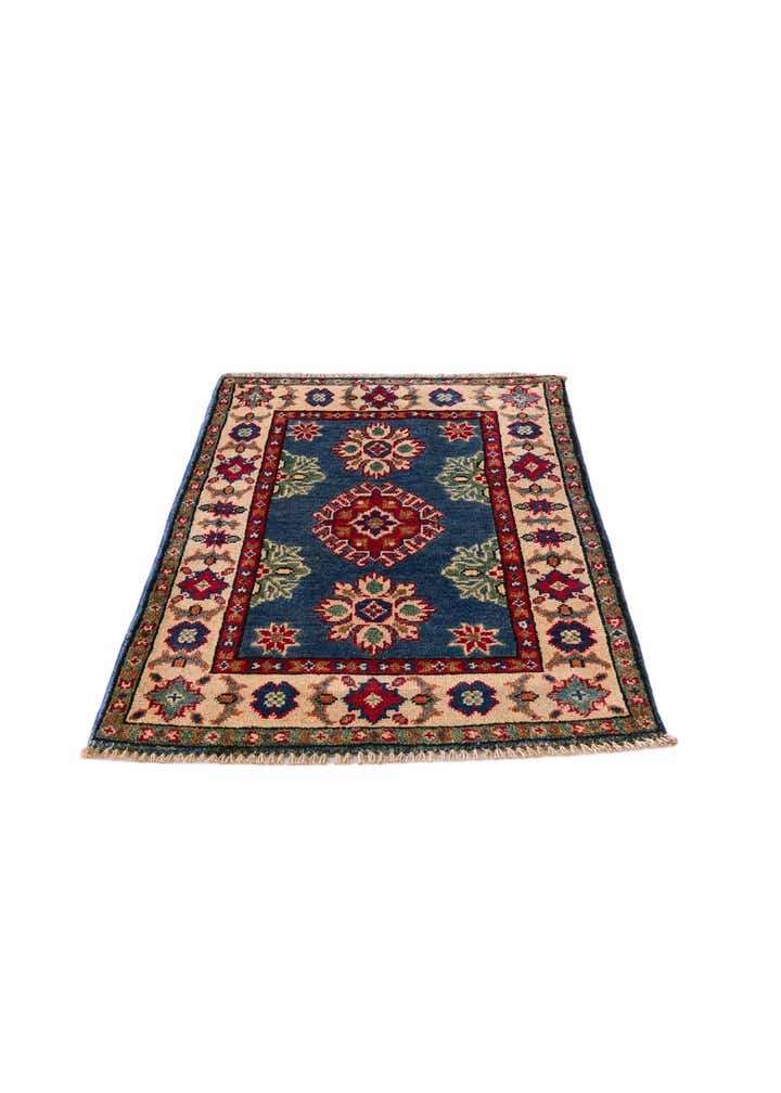 2' x 3' 3 Hand Knotted Kazak Rug