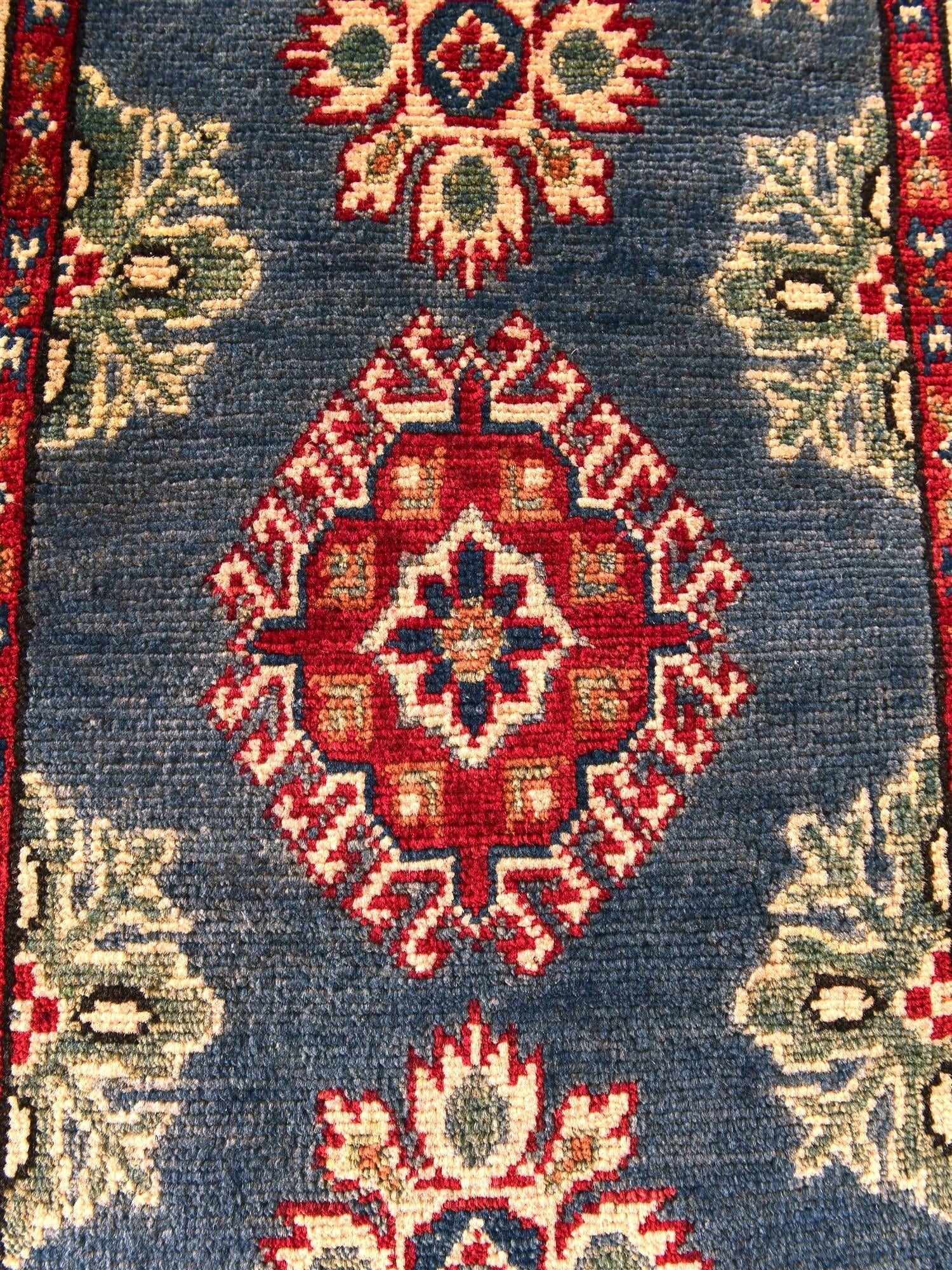 2' x 3' 3 Hand Knotted Kazak Rug