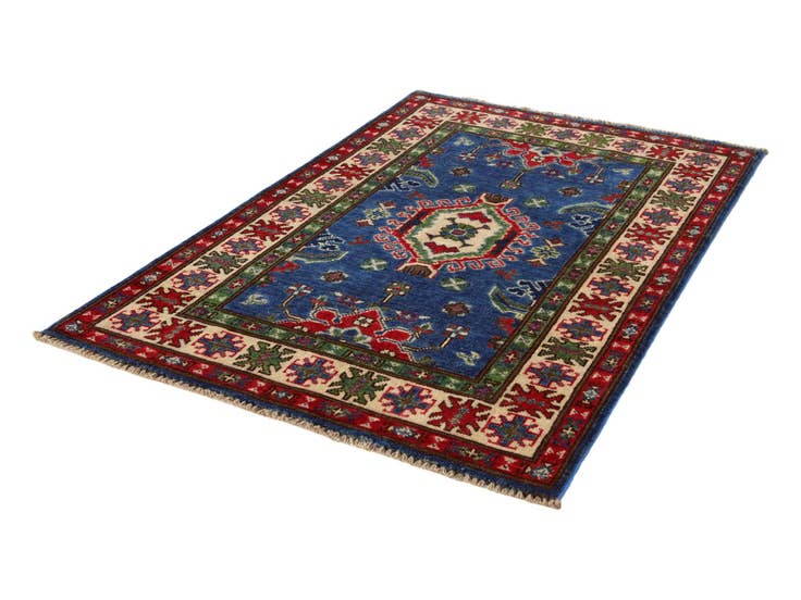 Detail image of 2' 9 x 4' 4 Hand Knotted Kazak Rug