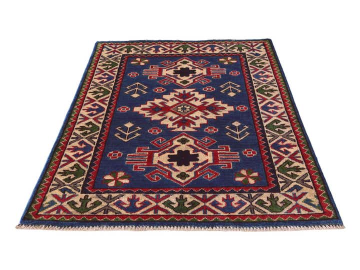 2' 9 x 4' 1 Hand Knotted Kazak Rug