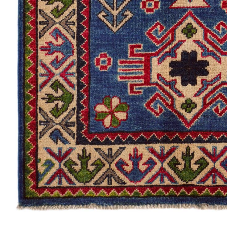 Detail image of 2' 9 x 4' 1 Hand Knotted Kazak Rug