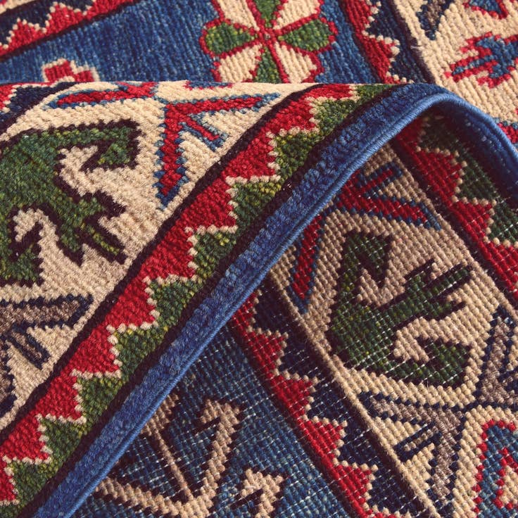 Detail image of 2' 9 x 4' 1 Hand Knotted Kazak Rug