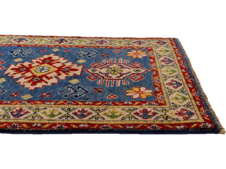 2' 8 x 4' 4 Hand Knotted Kazak Rug