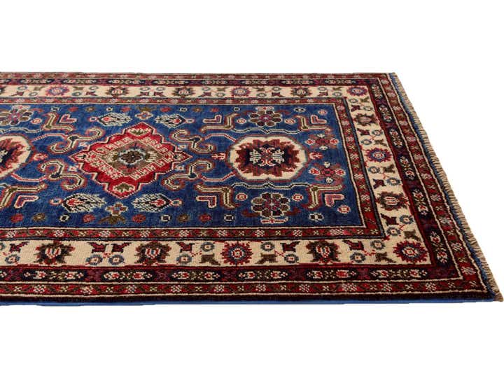 2' 7 x 4' Hand Knotted Kazak Rug