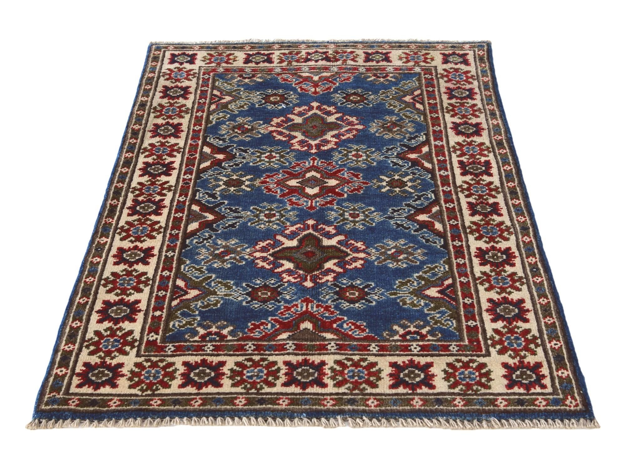 2' 7 x 4' 1 Hand Knotted Kazak Rug
