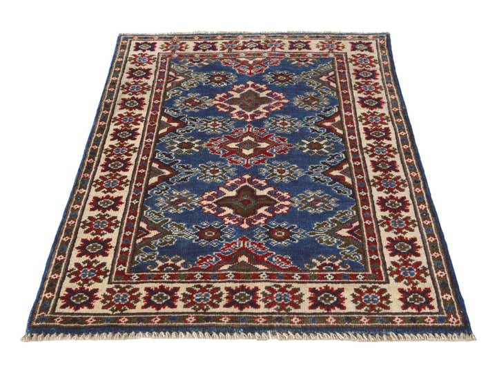 2' 7 x 4' 1 Hand Knotted Kazak Rug