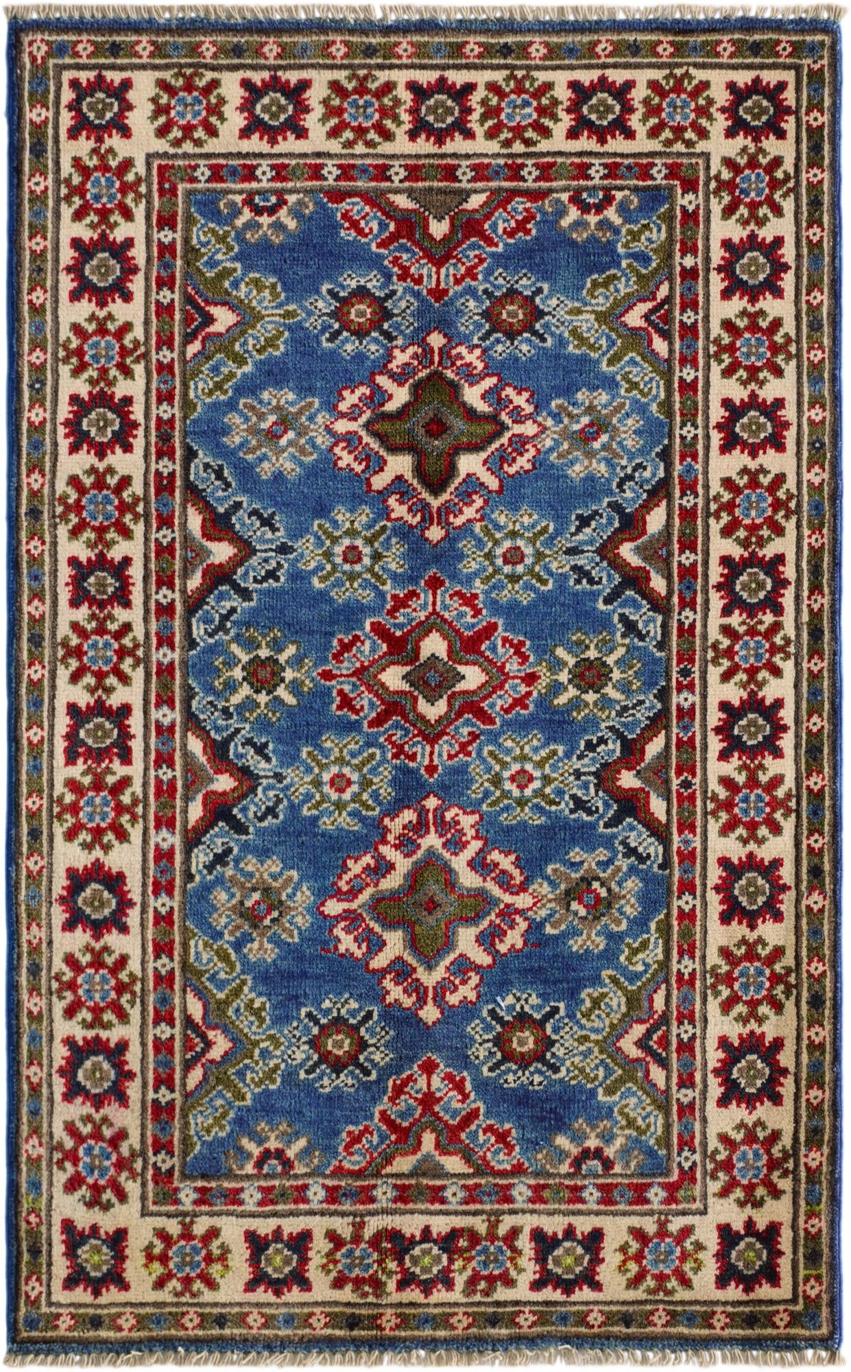 2' 7 x 4' 1 Hand Knotted Kazak Rug