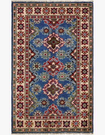 2' 7 x 4' 1 Hand Knotted Kazak Rug