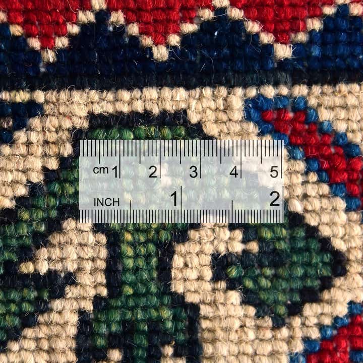 2' 6 x 4' 4 Hand Knotted Kazak Rug