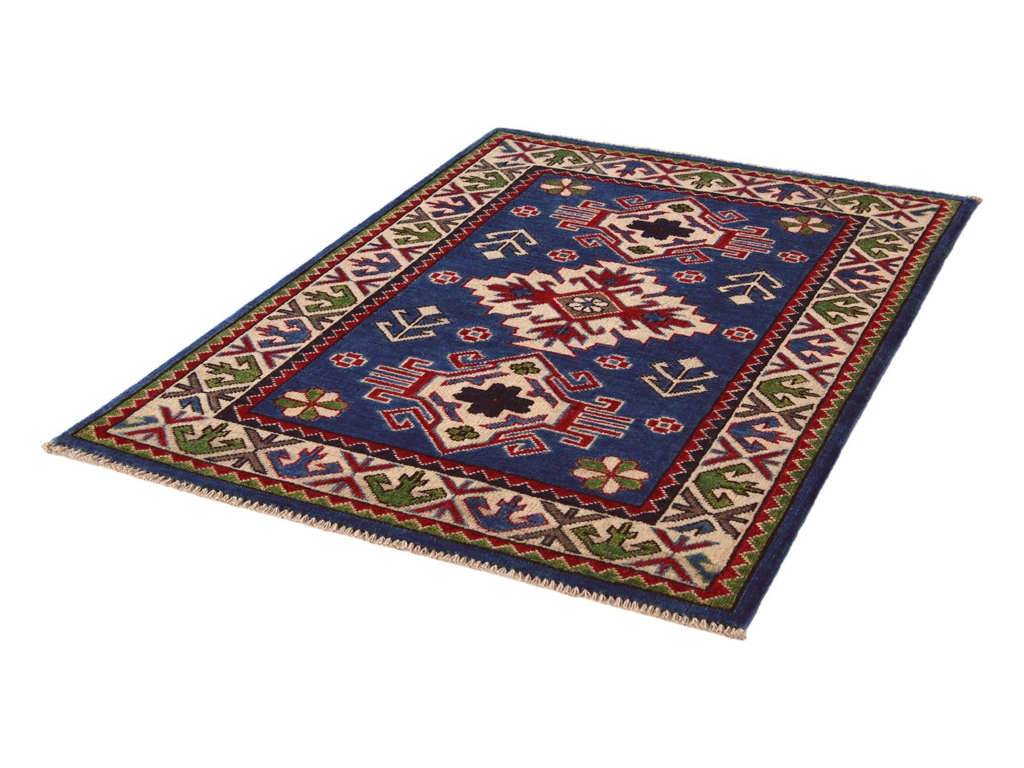 2' 9 x 4' Hand Knotted Kazak Rug