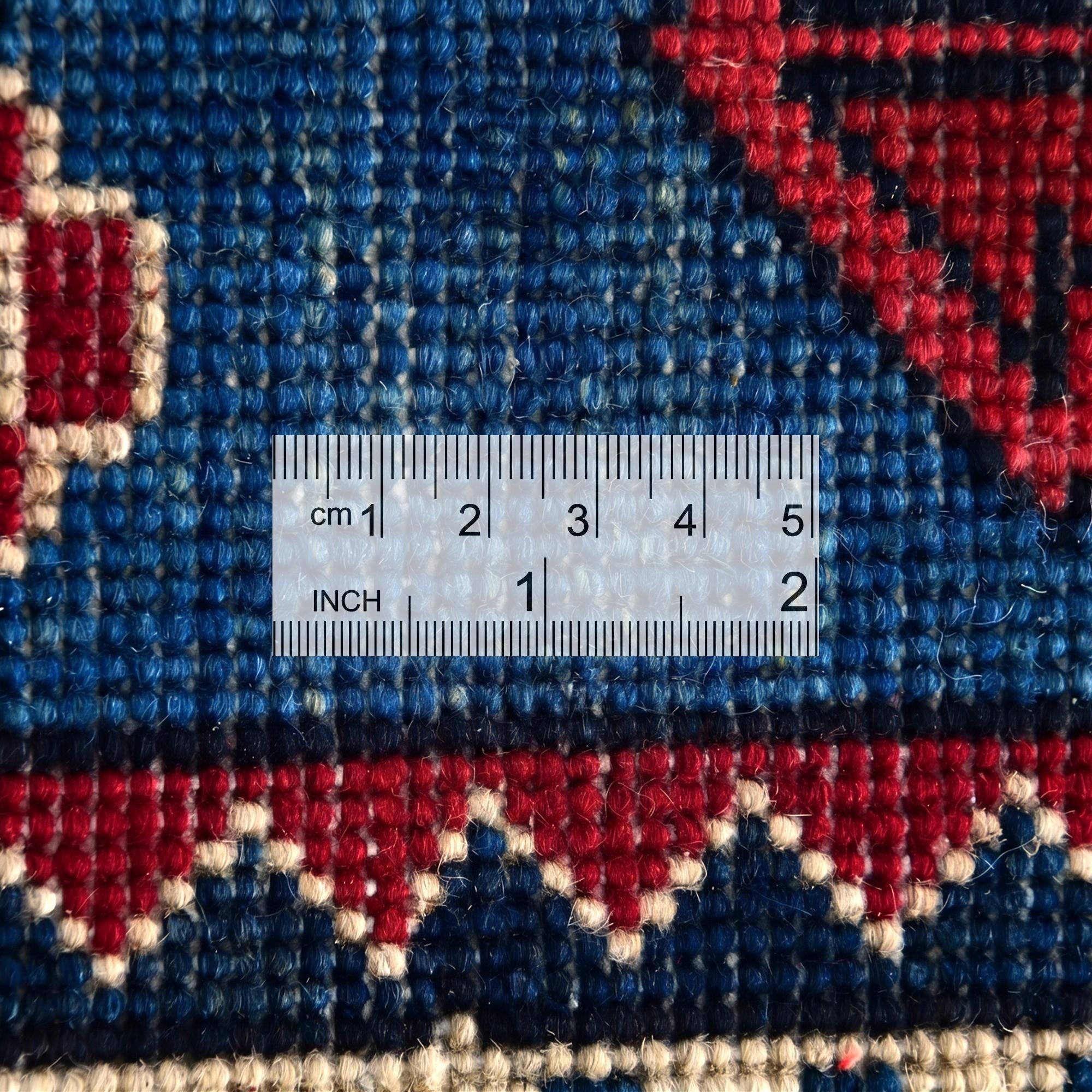 2' 9 x 4' Hand Knotted Kazak Rug