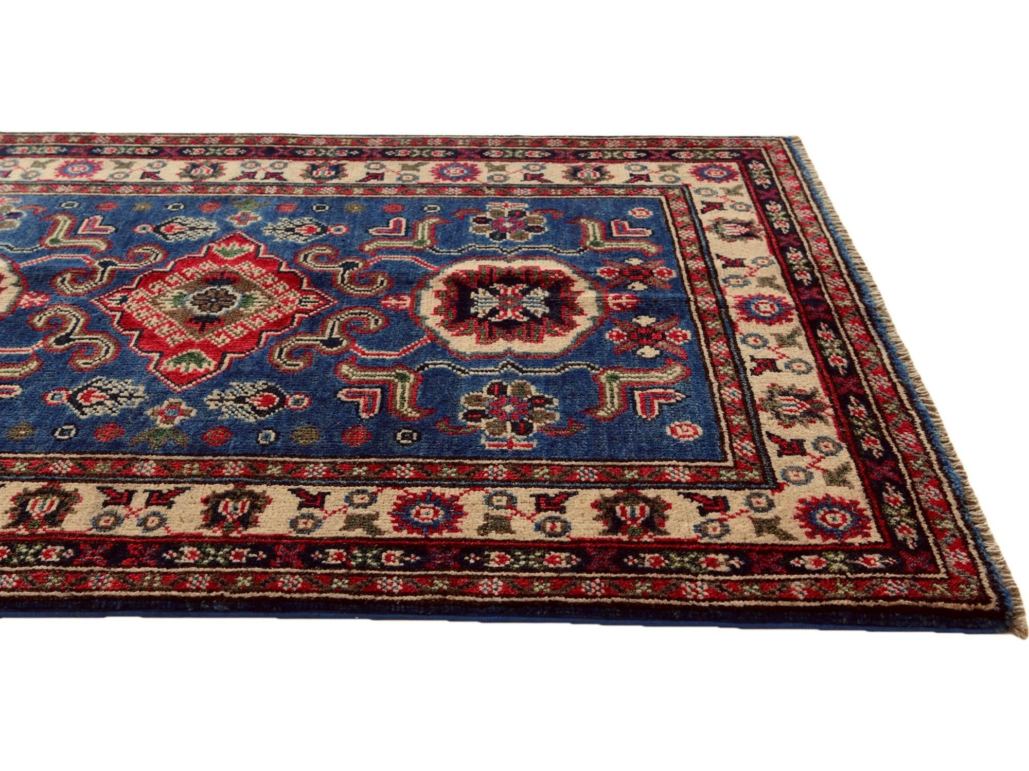 2' 9 x 4' 1 Hand Knotted Kazak Rug