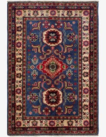 2' 9 x 4' 1 Hand Knotted Kazak Rug
