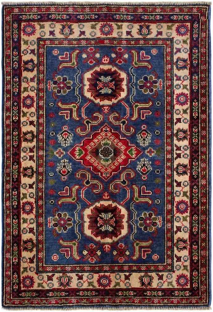 2' 9 x 4' 1 Hand Knotted Kazak Rug
