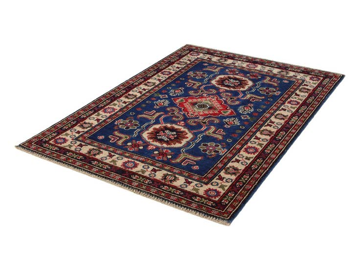 Detail image of 2' 9 x 4' 2 Hand Knotted Kazak Rug