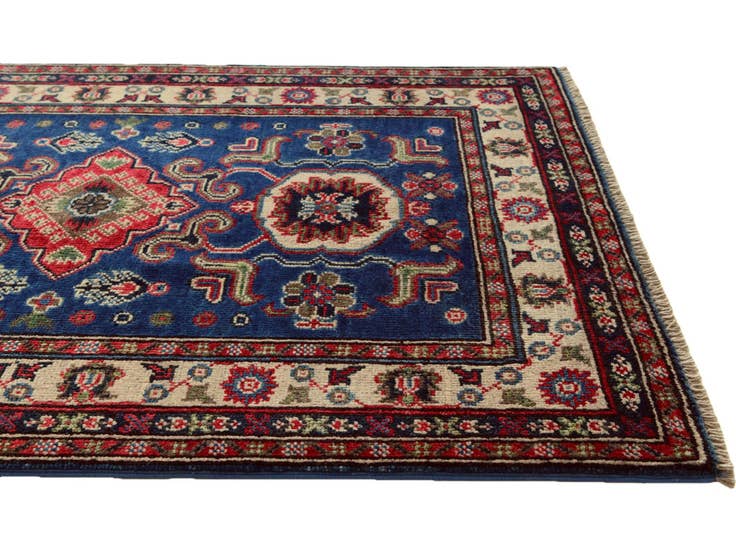 Detail image of 2' 9 x 4' 2 Hand Knotted Kazak Rug